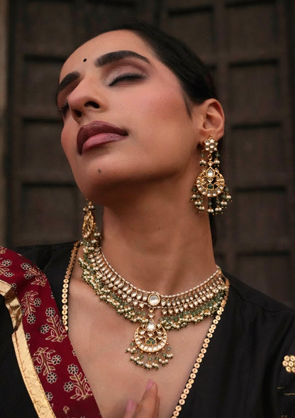 Rani Sa Silver Choker Necklace