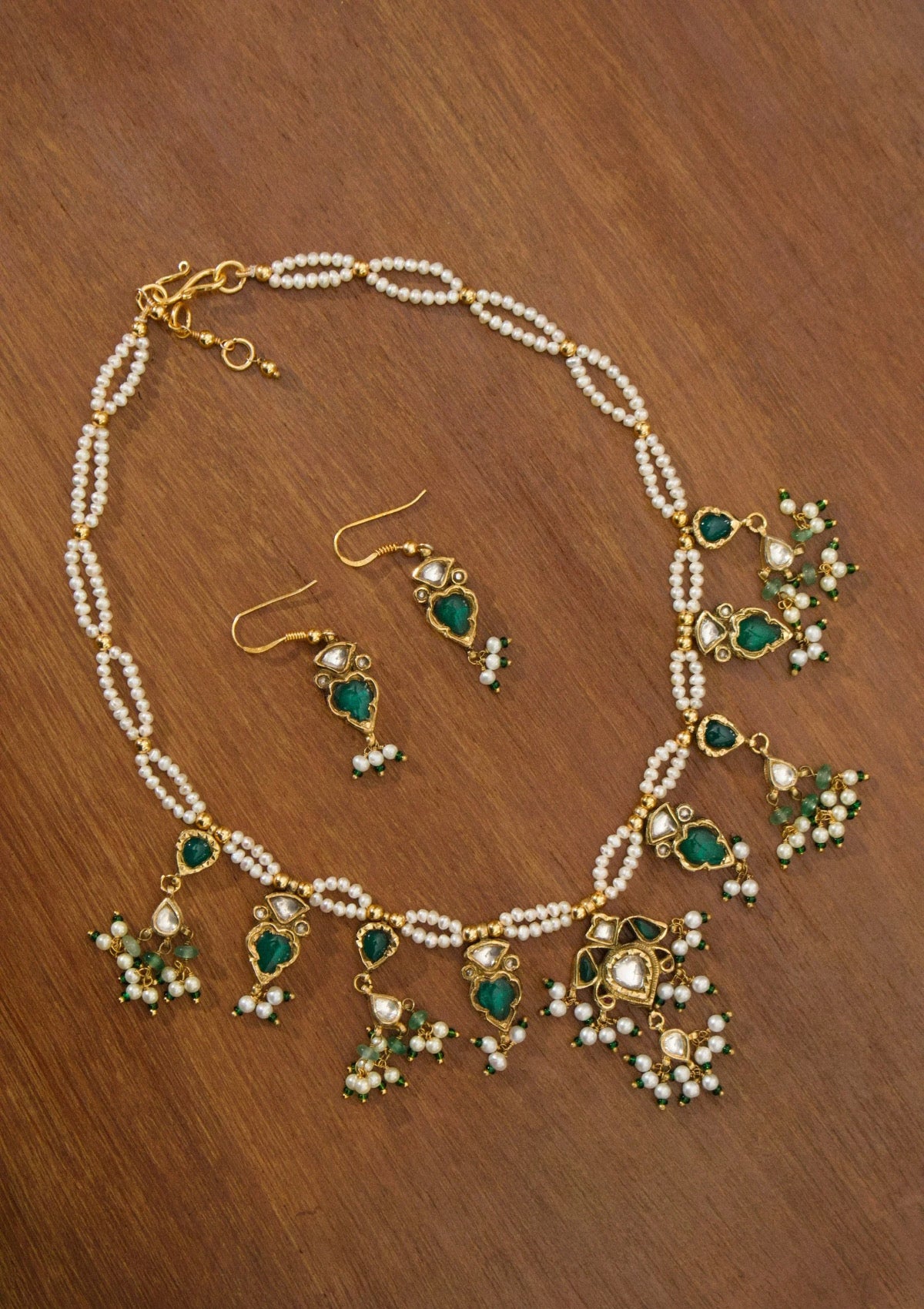 Pushp Silver Necklace