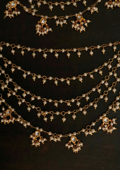 Seher Silver Ear Chain