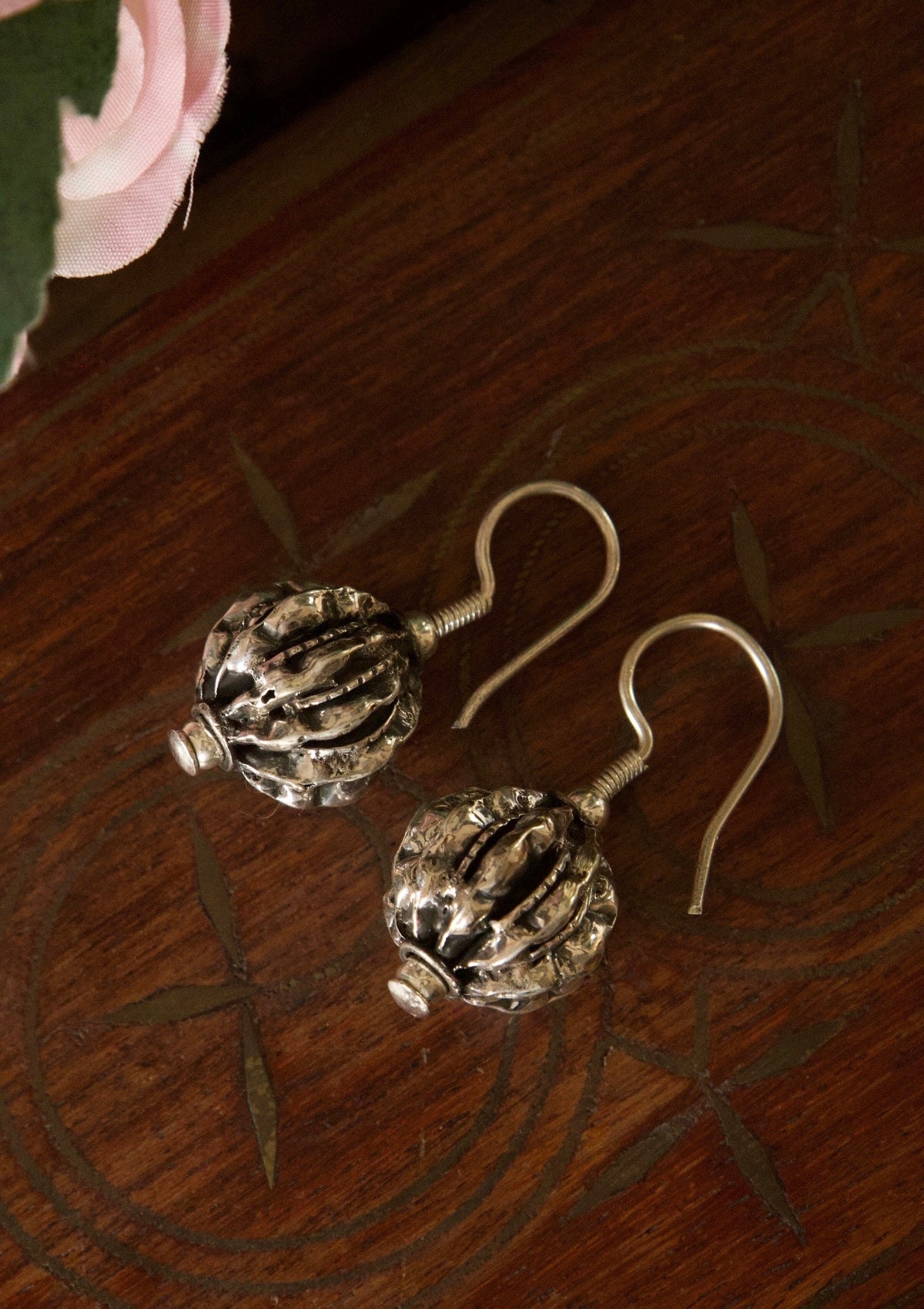 Melon Silver Earrings
