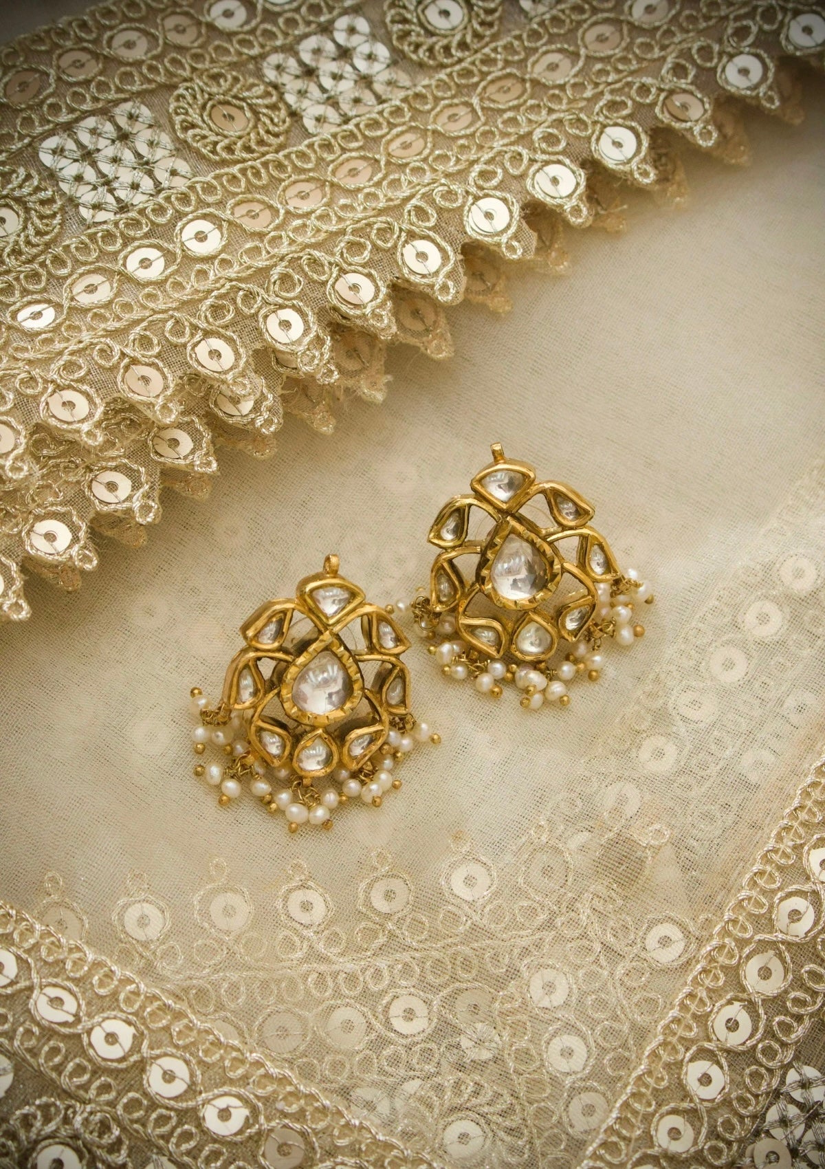 Saanjh Silver Earrings