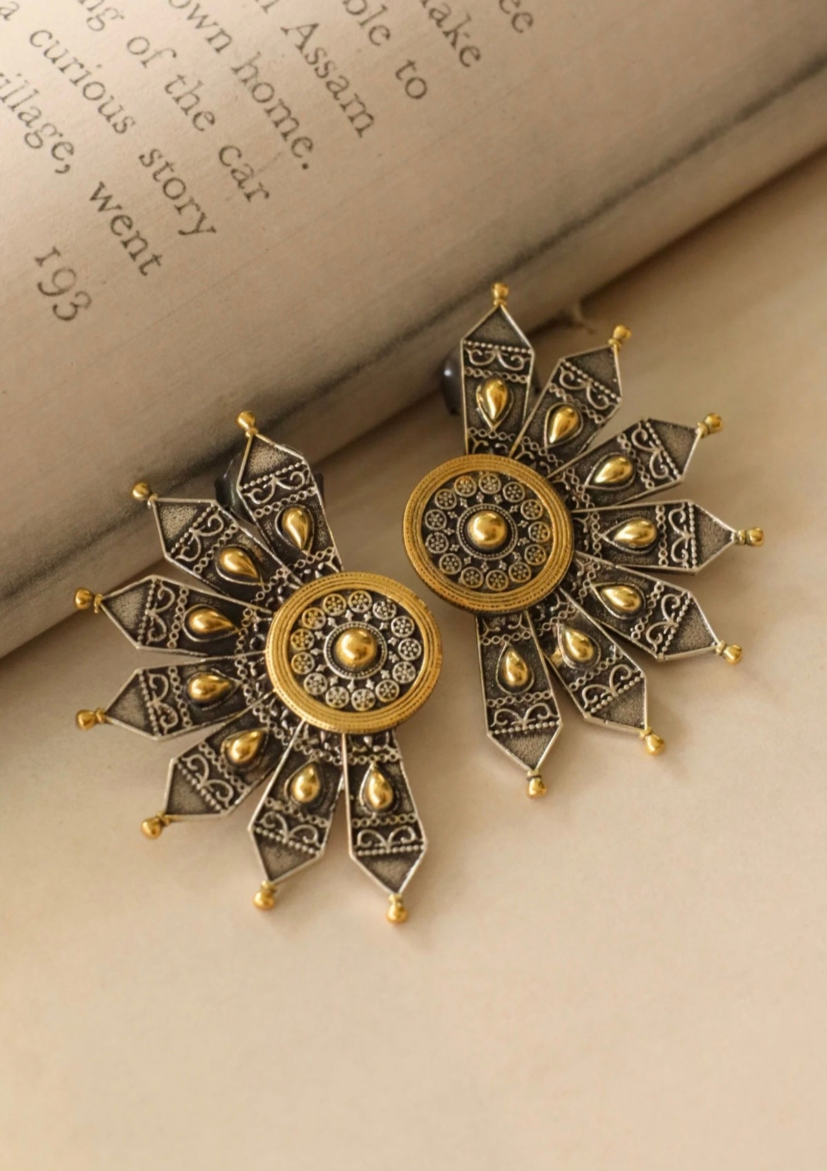 Kesar Gold-Plated Earrings