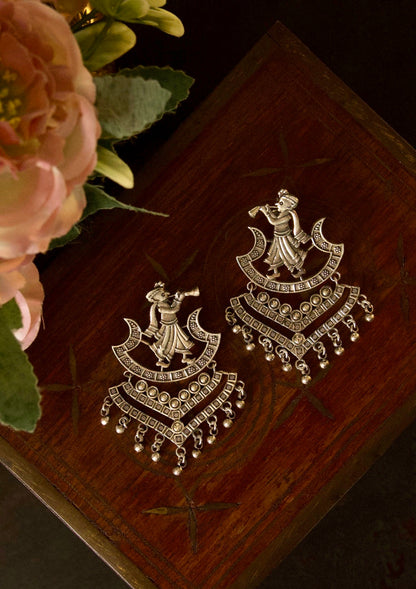 Jashn-e-Noor Silver Earrings