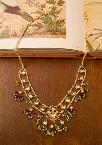 Kiran Myna Silver Necklace