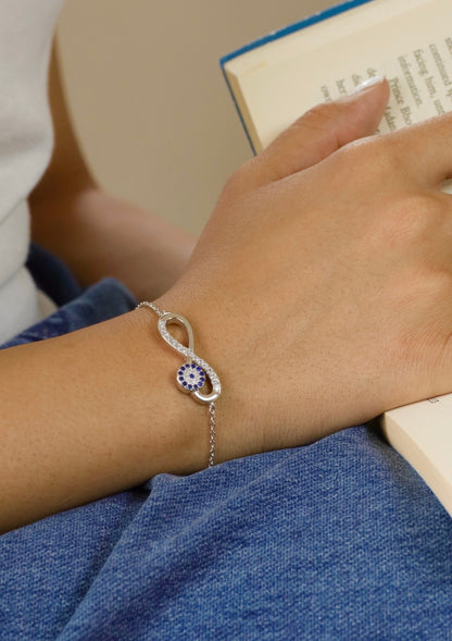 Infinity Evil Eye Bracelet