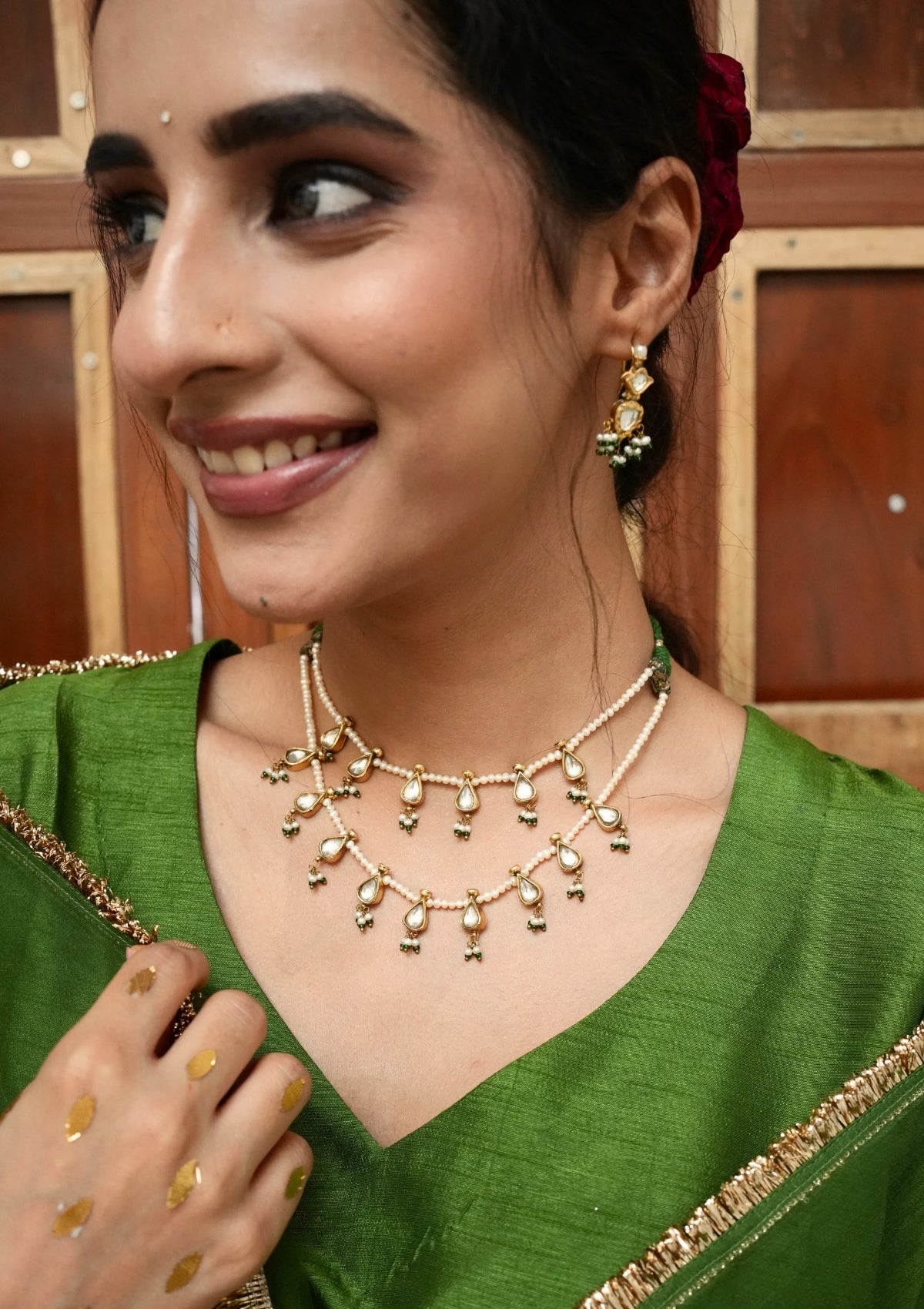 Nargis-E-Kamal Silver Necklace