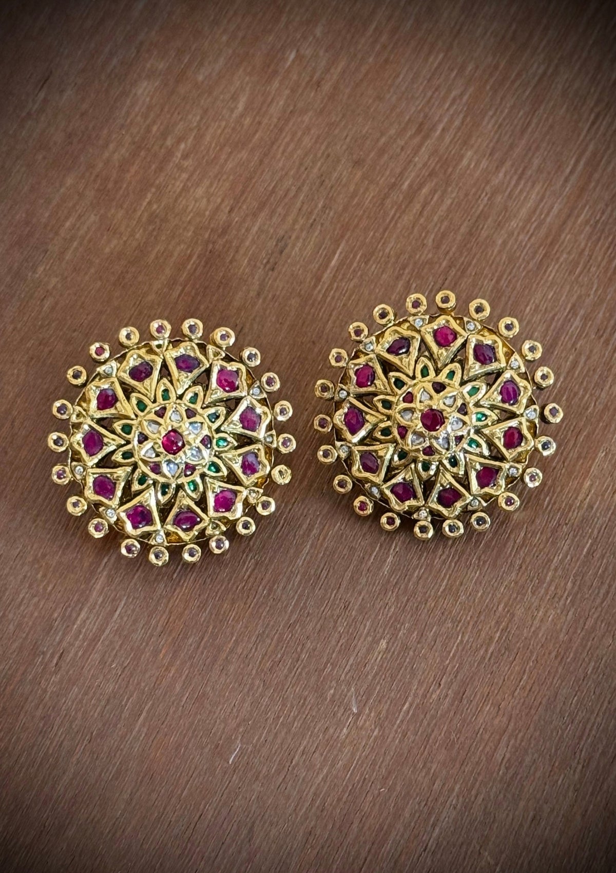 Raunaq Silver Stud Earrings