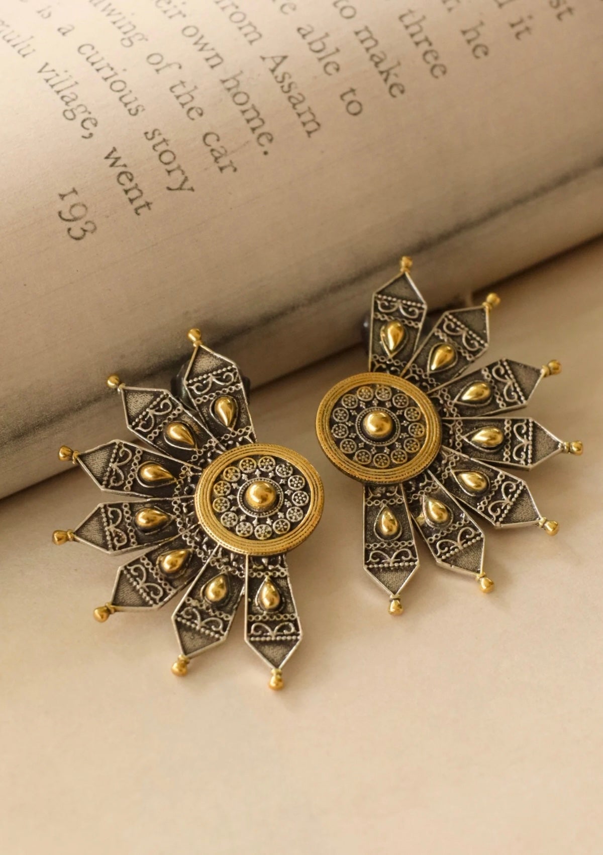 Kesar Gold-Plated Earrings