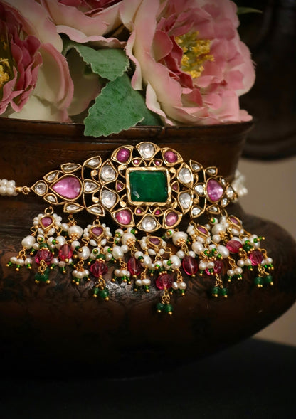 Meher Silver Choker Necklace