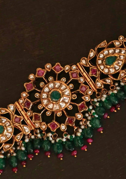 Dilruba Silver Choker Necklace