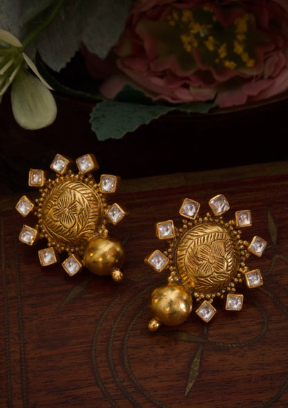 Isha Gold-Plated Earrings