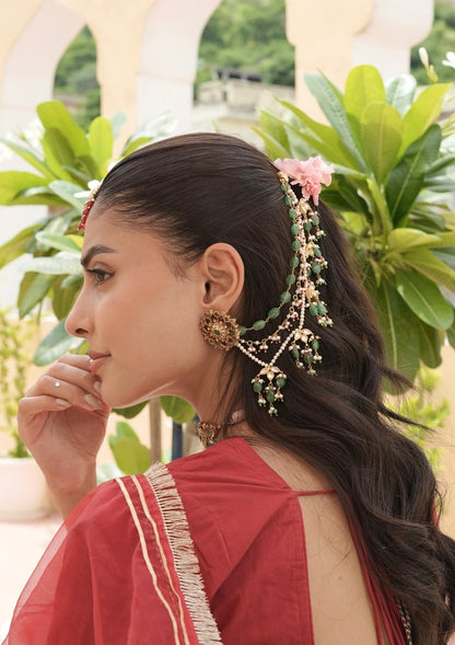 Har Gul Silver Ear Chain