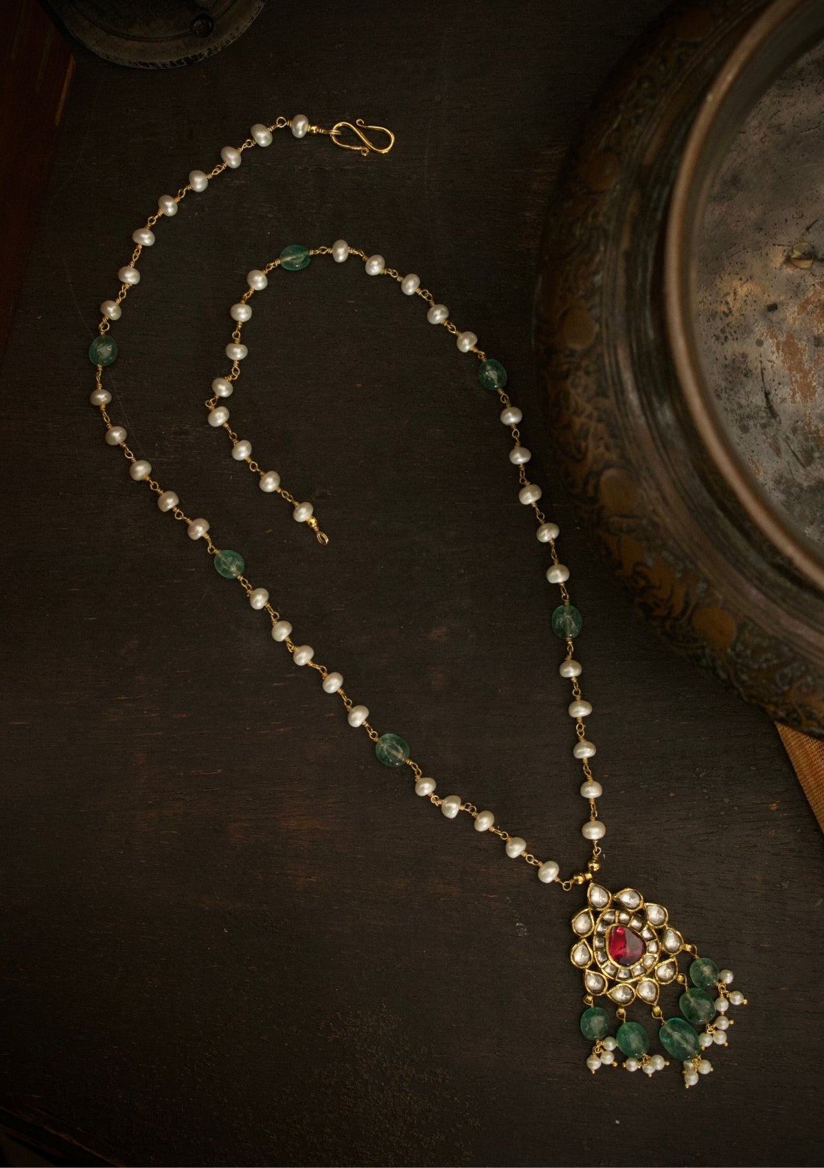 Neera Silver Pendant Necklace