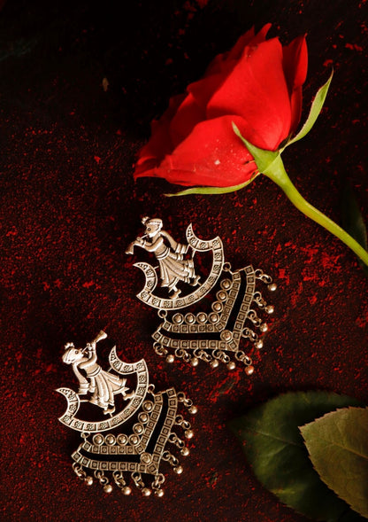 Jashn-e-Noor Silver Earrings