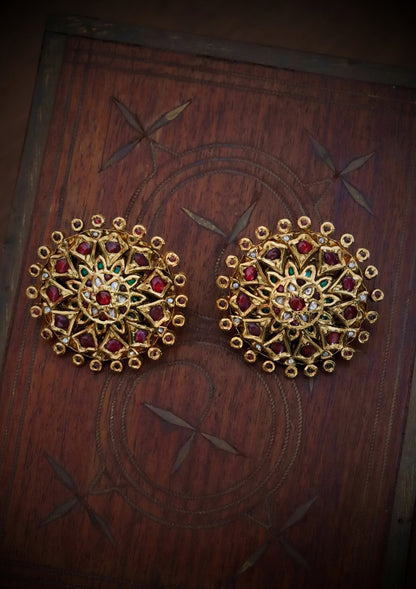 Raunaq Silver Stud Earrings