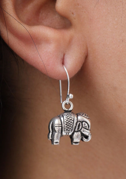 Gajanana Silver Earrings