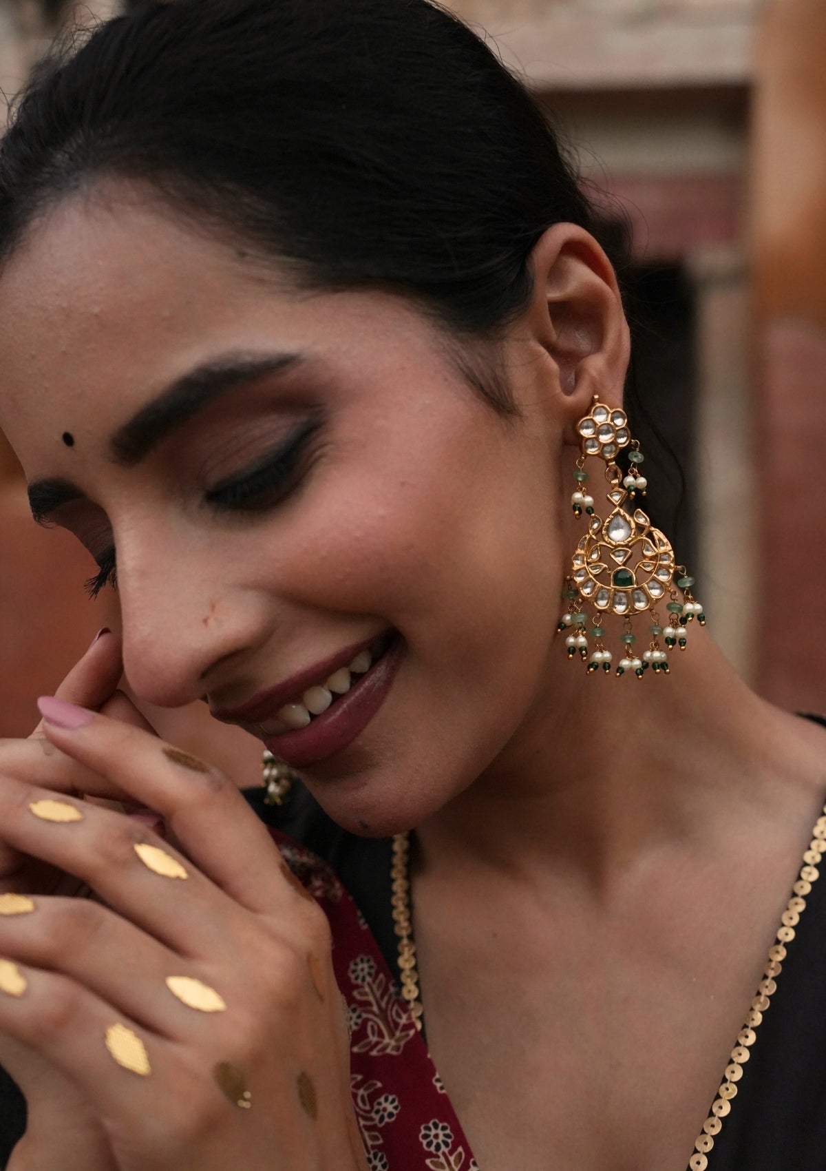 Rani Sa Silver Earrings