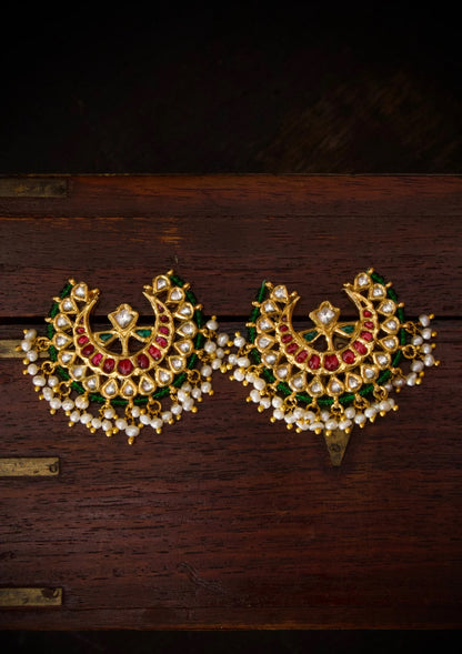 Roshni-E-Chand Silver Earrings