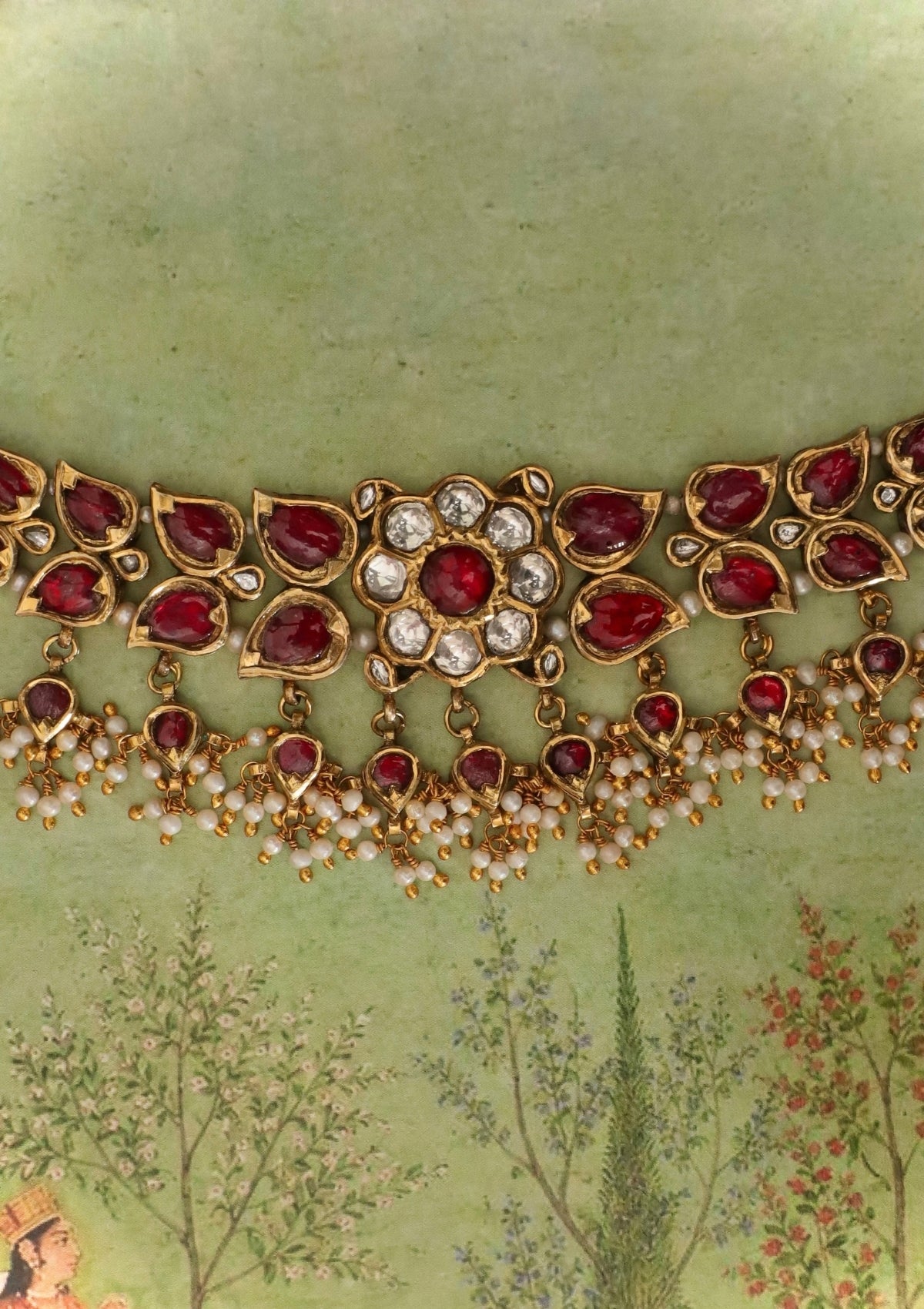 Bahaar Silver Necklace