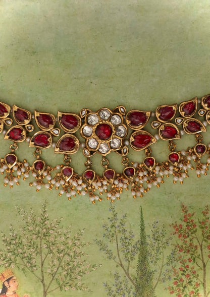 Bahaar Silver Necklace