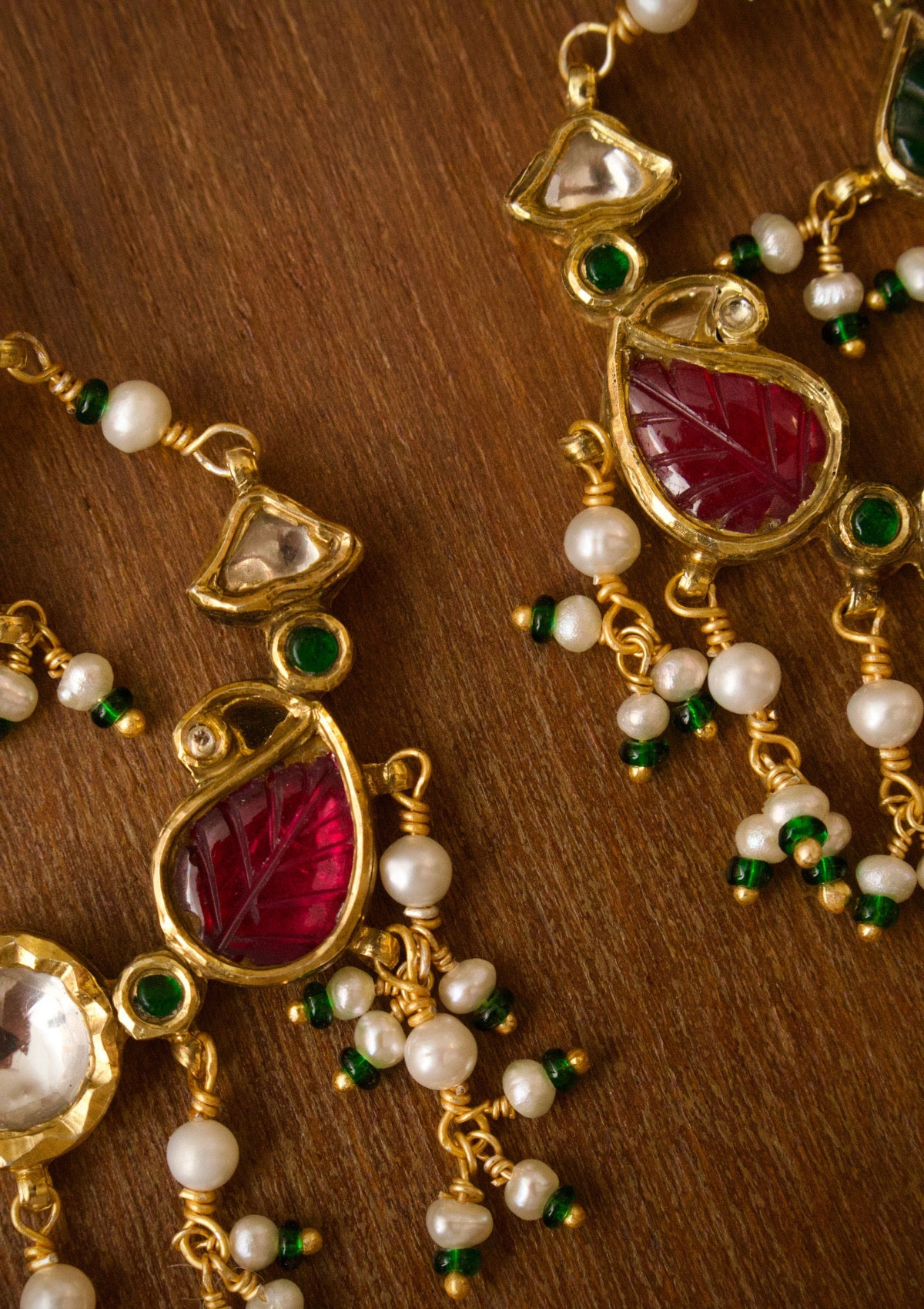 Noor-e-baag Silver Earrings