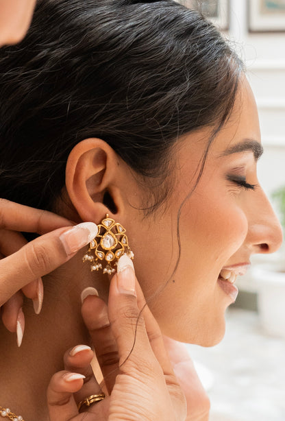 Saanjh Silver Earrings