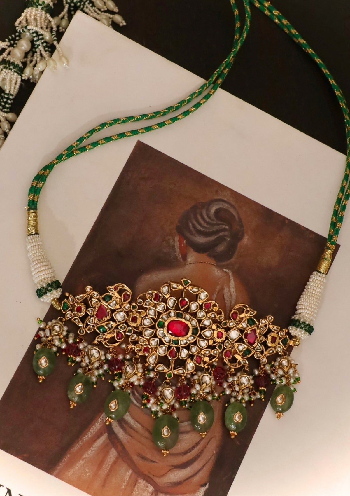Gulnaar Silver Choker Necklace