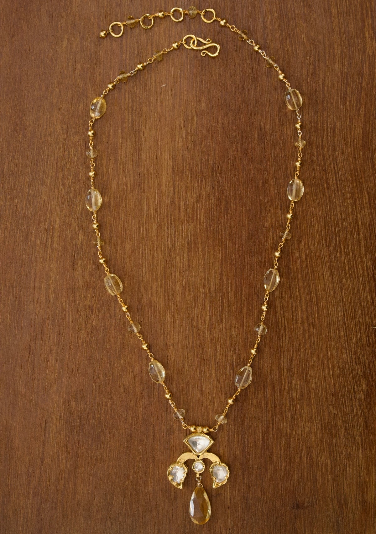 Sagar Silver Pendant Necklace