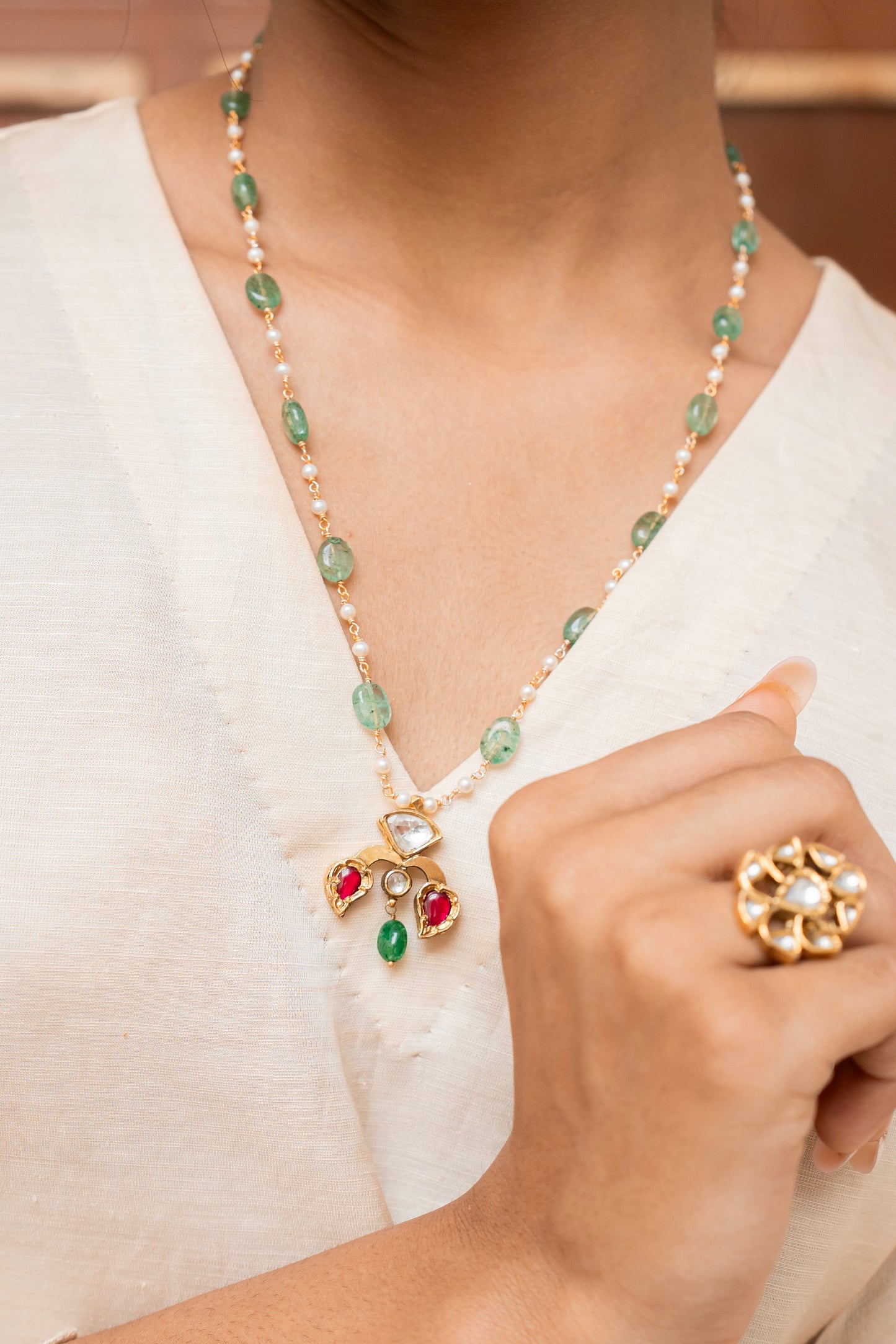 Ira Silver Pendant Necklace