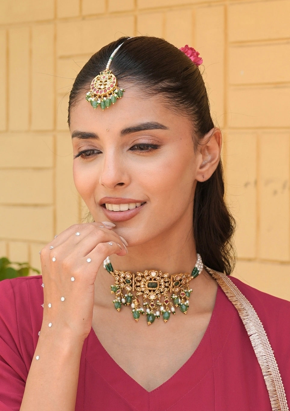 Ada Silver Choker Necklace