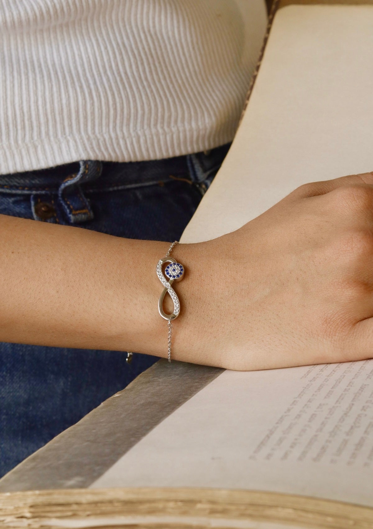 Infinity Evil Eye Bracelet