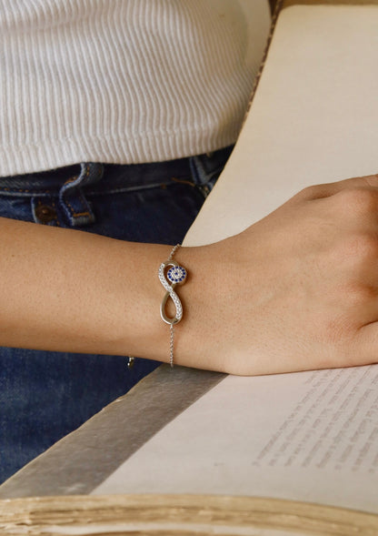 Infinity Evil Eye Bracelet