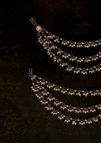 Noor Silver Ear Chain