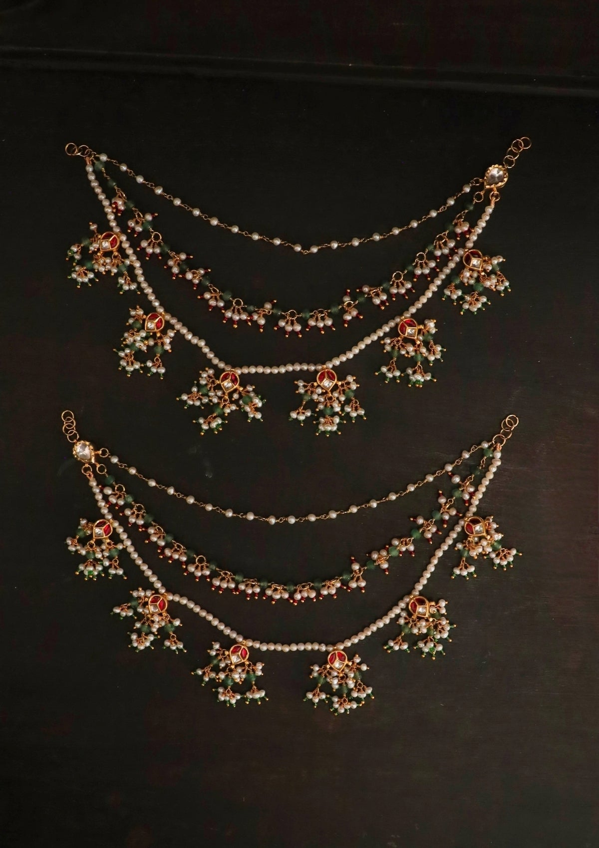 Leher Silver Ear Chain