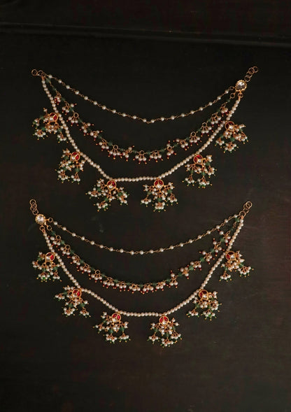 Leher Silver Ear Chain