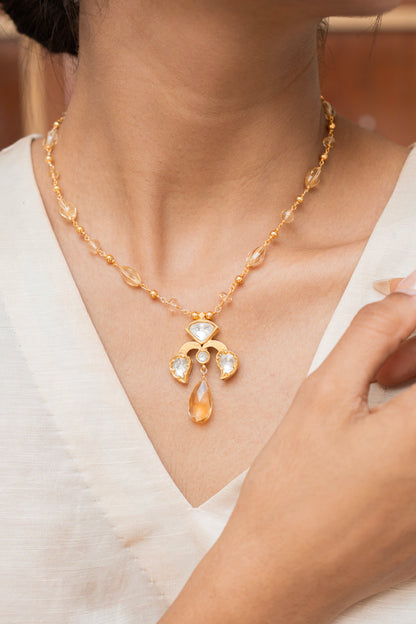 Sagar Silver Pendant Necklace