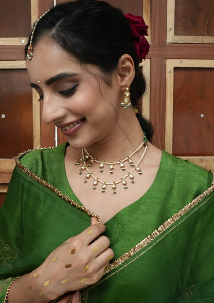 Nargis-E-Kamal Silver Necklace