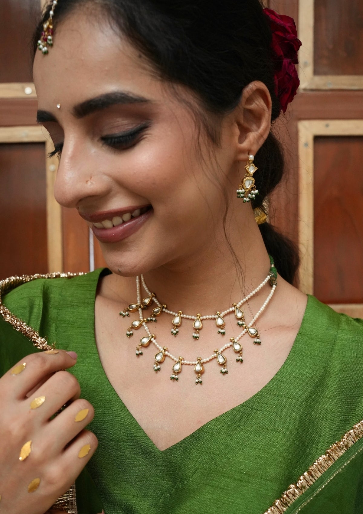 Nargis-E-Kamal Silver Necklace