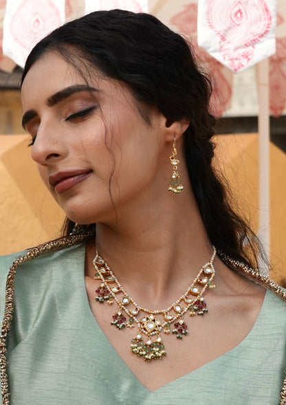 Kiran Myna Silver Necklace