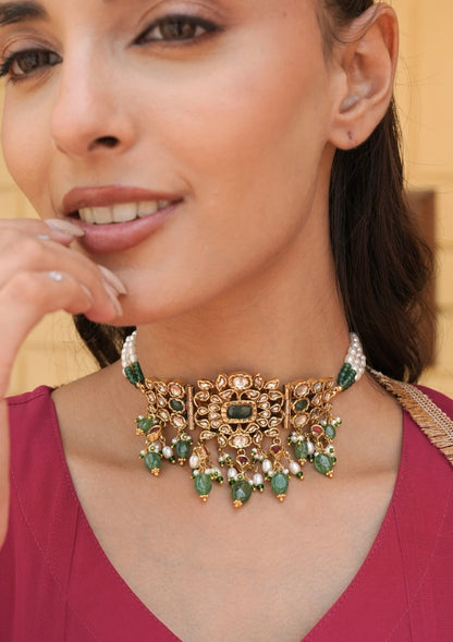 Ada Silver Choker Necklace