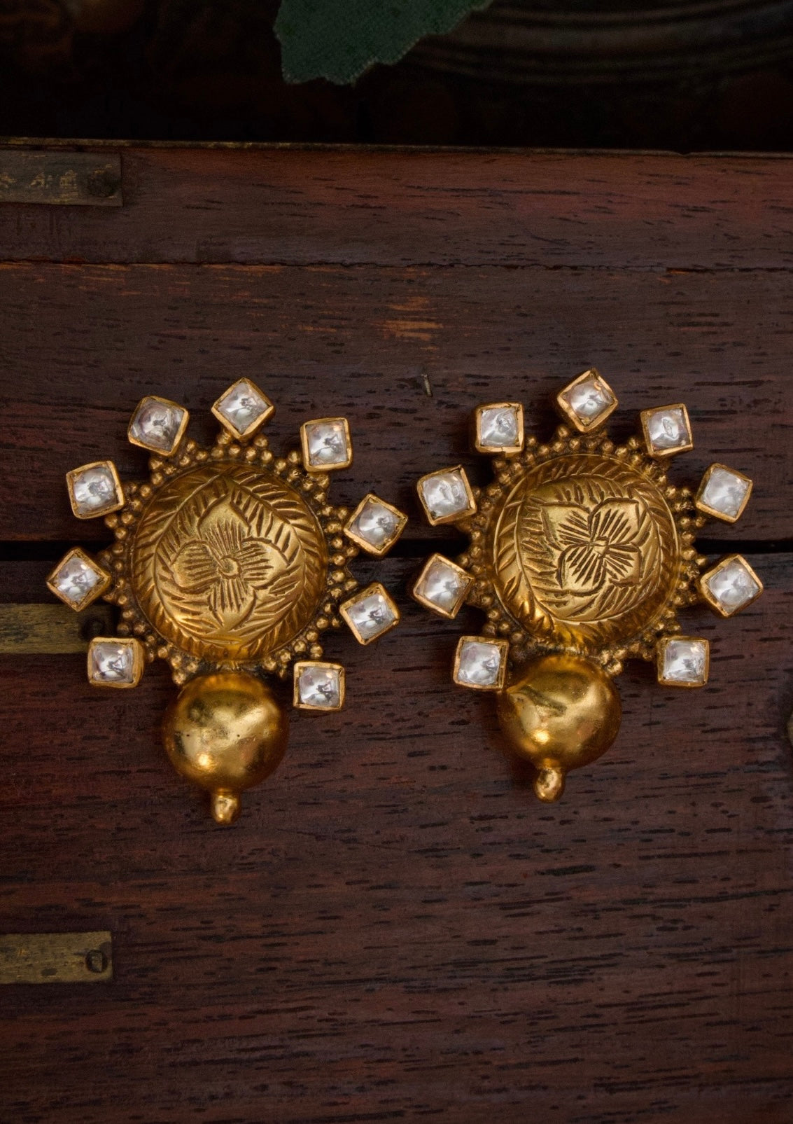 Isha Gold-Plated Earrings