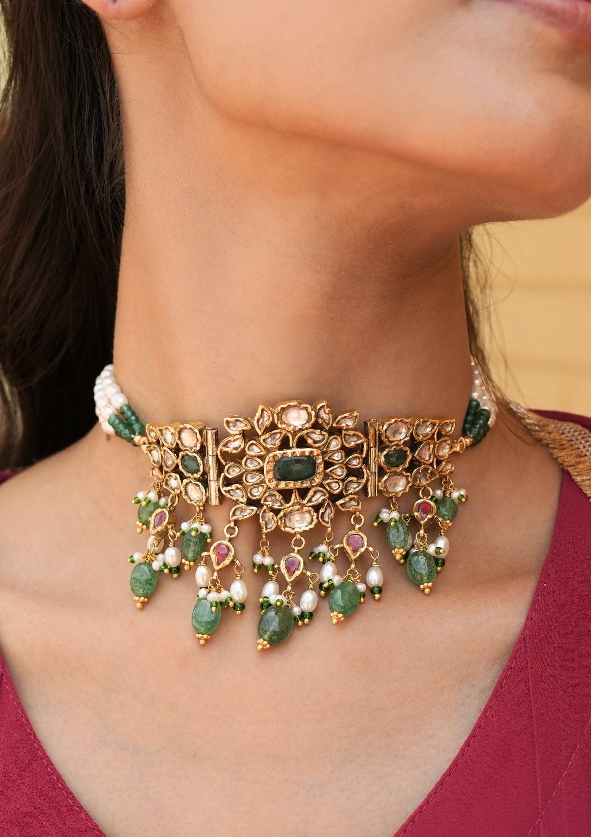 Ada Silver Choker Necklace