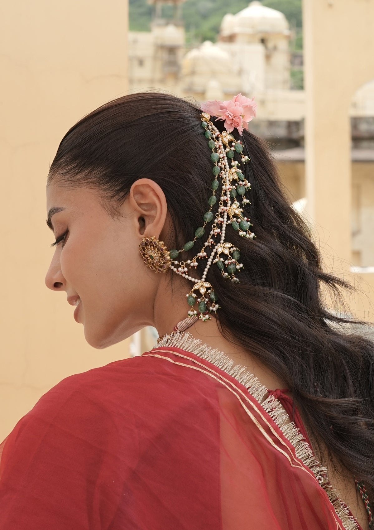 Har Gul Silver Ear Chain