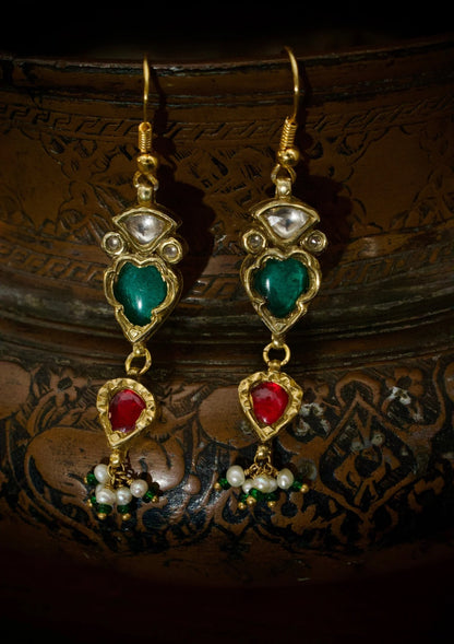Meera-E-Diya Silver Earrings