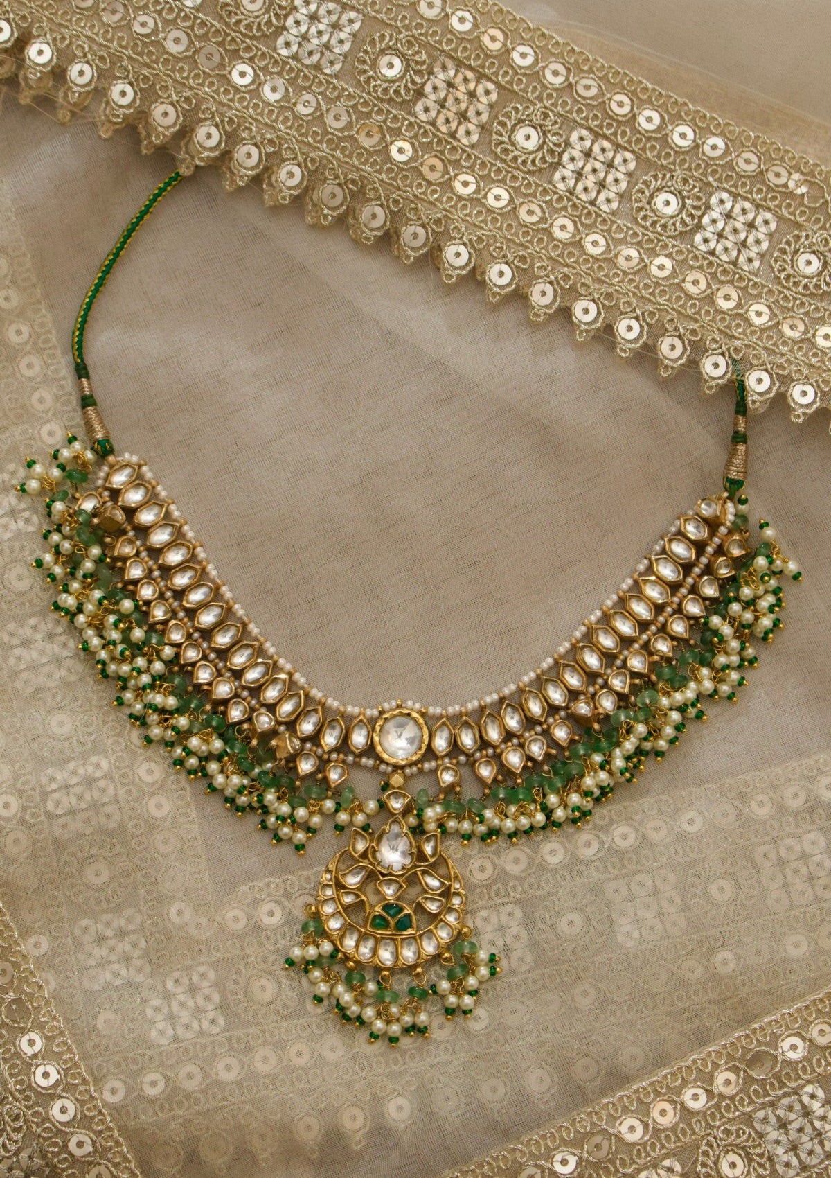 Rani Sa Silver Choker Necklace