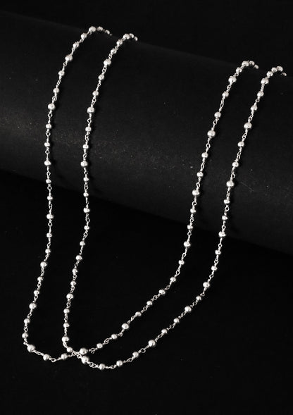 Sitara Silver 2 line Chain