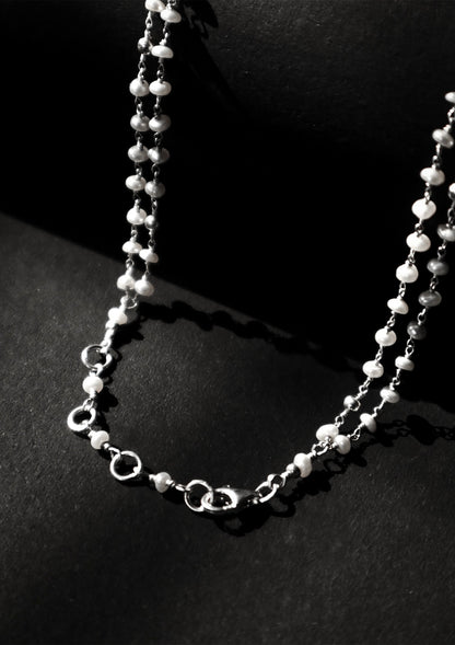 Pearl 2 line Chain